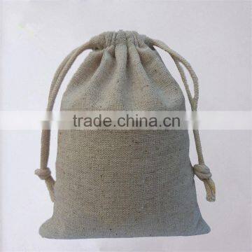 Customized Small Cotton Canvas Drawstring bag