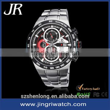 2015 hot selling customized stainless steel japan movt quartz watch