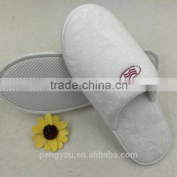 High quality customize color disposable terry washable hotel slippers