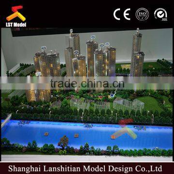 modern residential scale model making for exhibition