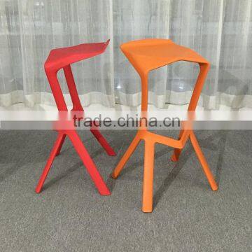 Promotional Polypropylene Plastic Bar Stool, Stackable Chair For Bar