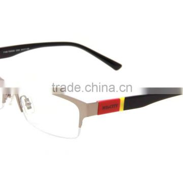 hot selling optical eyeglass stainless half frame optics for unisex