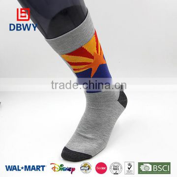 2015! Classical Design Cotton Custom Men Crew Sock in high quality!