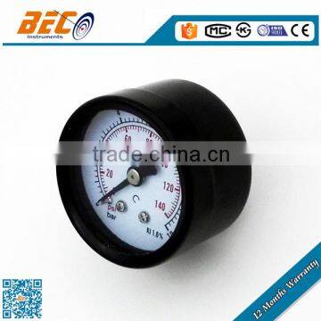 (Y-40D) 40mm center back connection cheap normal steel material pointer type pressure gauge price