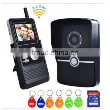 2.4" Color LCD Remote Control Wireless Video Door Phone Doorbell Intercom