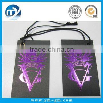 Goldern jeans paper hang tag supplier