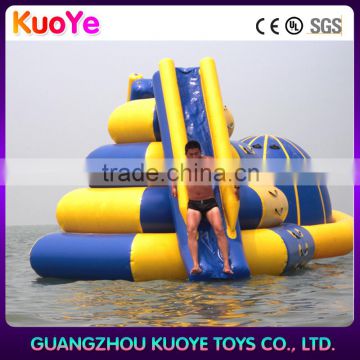 inflatable floating island with slide,float island toys inflate,sliding water toys inflatable float island