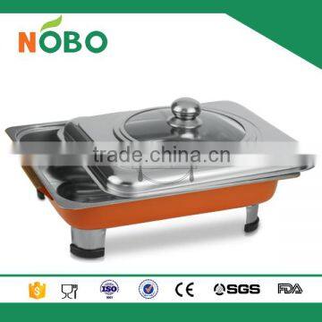 Combined lid colorful buffet container