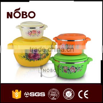 stainless steel food carrying container 4pcs