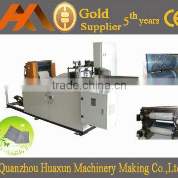 Napkin Tissue Machine with Two Embossers