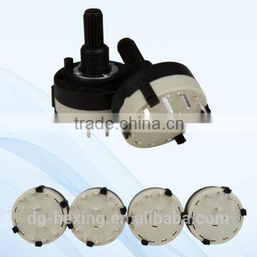 26mm 12 position rotary switch for home appliances