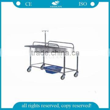 AG-SS030 Stainless steel base patient ambulance transport surgical stretcher