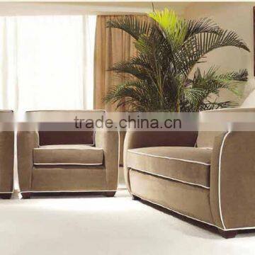 italian furniture sofa designs / turkish style hotel fabric sofa / retro exquisite hotel sofa set HS54