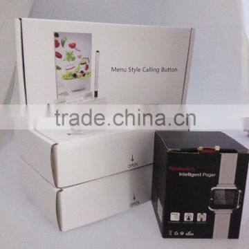 EU Popular Kerui Menu Style Call Button Watch Pager Restaurant Wireless Ordering Service System photo-6