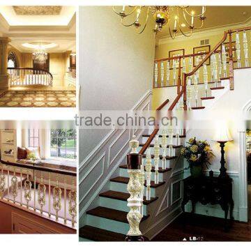 2015 high-end and fashion indoor aluminum stair railing/balcony railing