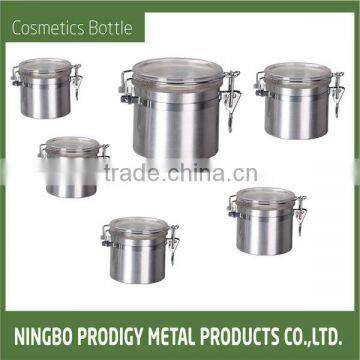 ALUMINUM CANISTERS pot with acrylic cap