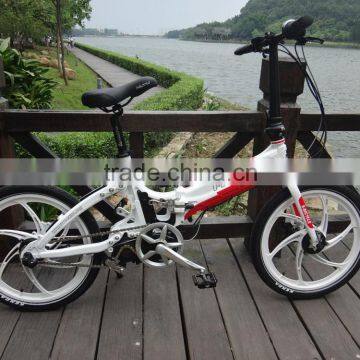 2016 Hot Sell Lady Lithium Folding Electric Bicycle