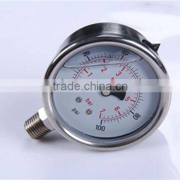 Hot sale products China easy to read 0-600 bar All stainless steel aneroid barometer