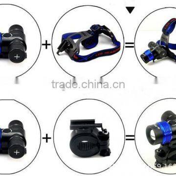 High Power Aluminum Zoom Function Bicycle Light LED Bike Lamp photo-3