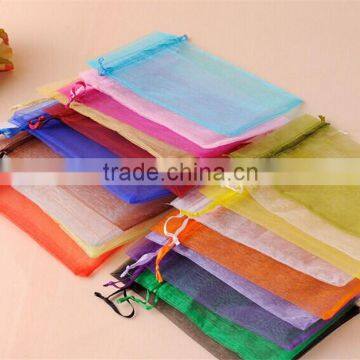 Supply 7x9cm 5 10 25 50 100 pcs small organza bags Mesh Party Drawstring Gift