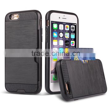 2016 New design TPU and hard pc combo case for iPhone 6 4.7