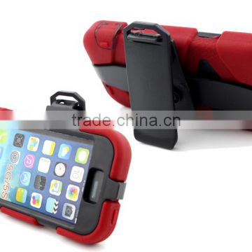 For iPhone 5S rugged case with screen protector and kickstand