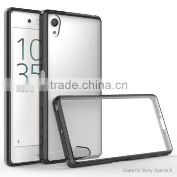 For Sony Xperia X transparent TPU bumper cover case