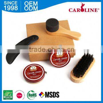 Affordable Price Premium Black Shoe Polish Set Shine Box