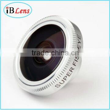 Universal 190 degree fisheye lens for mobile phone camera