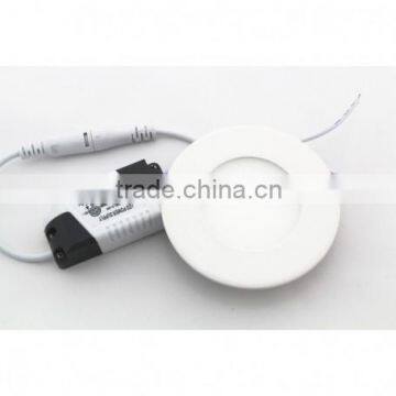 LED Panel Light Lighting 3W Warm White Round Shape-White Led Panel Light photo-3