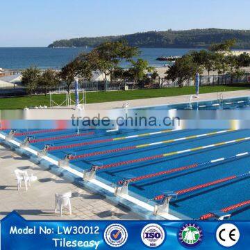 Acid resistant best cobalt blue laying ceramic floor tile swim pool