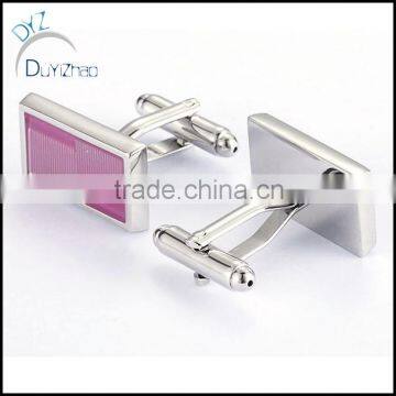 Wholesale Pink Design Your Own Cufflinks photo-3