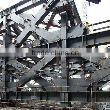 Steel roof construction structures