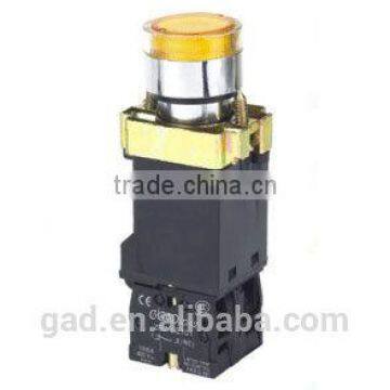 GB2-BW3541 CNGAD yellow Illuminated with neon lamp button switch