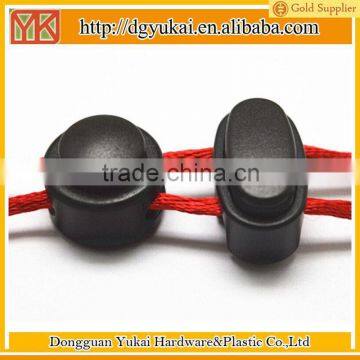 Yukai Plastic rope end plastic toggle stopper with two holes
