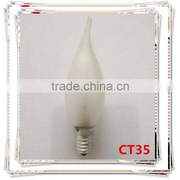 NEW CT35 220-240V E14 18W28W42W candle Tailed halogen forsted bulb
