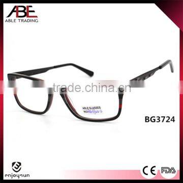 New Stylish 2016 Mens Square Classic Quality Handmade New Style Acetate Eyeglasses Optical Frames Optics Spectacle ce Supplier's Choice photo-2