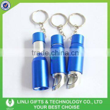 3 LED Light Aluminum Telescopic Opener Flashlight photo-4