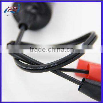 Cigarette Lighter Socket to Car Battery Crocodile Alligator Clamp Clips Charger With Electrical Cable photo-2
