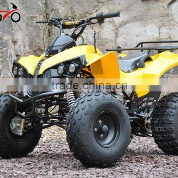 Yellow high quality of cheap price ATV 125cc with reverse