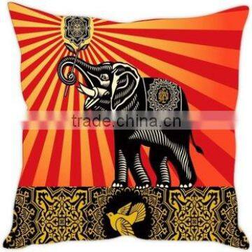 Indian Pillow Case Digital print Elephant Cushion Cover