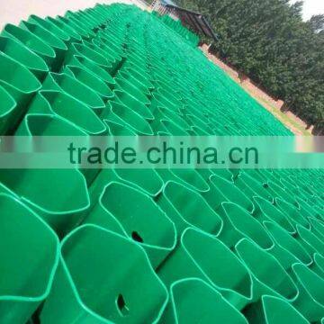 Steel plastic spraying guardrail blocks