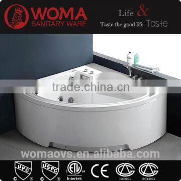 European style Acrylic sex massage corner tub