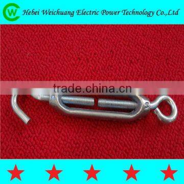 High Quality U.S. Type Drop Forged Galvanized Turnbuckle Hook and Eye Line Hardware photo-3