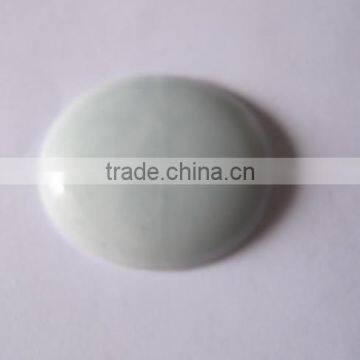 Blue Gemstone Beads and Cabochons-Blue Amazonite 25mm round calibrated cabochon for jewelry making-semi precious stones