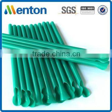 disposable plastic drinking spoon straws/plastic drinking straws with spoon