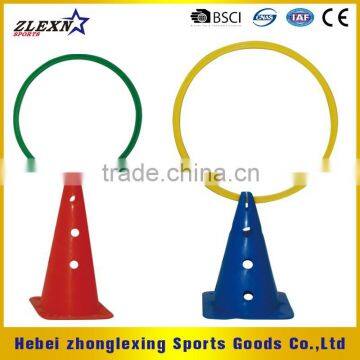 18.5" PE set marker cone with hole for soccer training