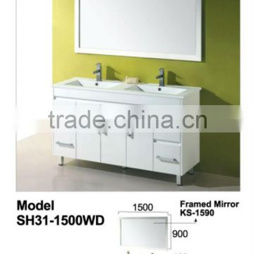 Wall hung High Gloss Polyurethane Vanity SH31-1500WD