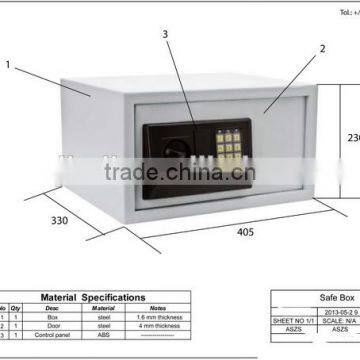 Alibaba china Cheapest electronic safe box at bank