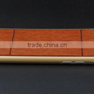 Slim Mobile Phone Back Cover Leather Case for IPhone 6/6S photo-5